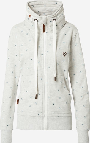 Alife and Kickin Bluza rozpinana 'VivianAK' w kolorze biały: przód