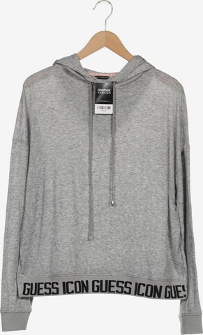 GUESS Sweatshirt & Zip-Up Hoodie in XL in Grey: front