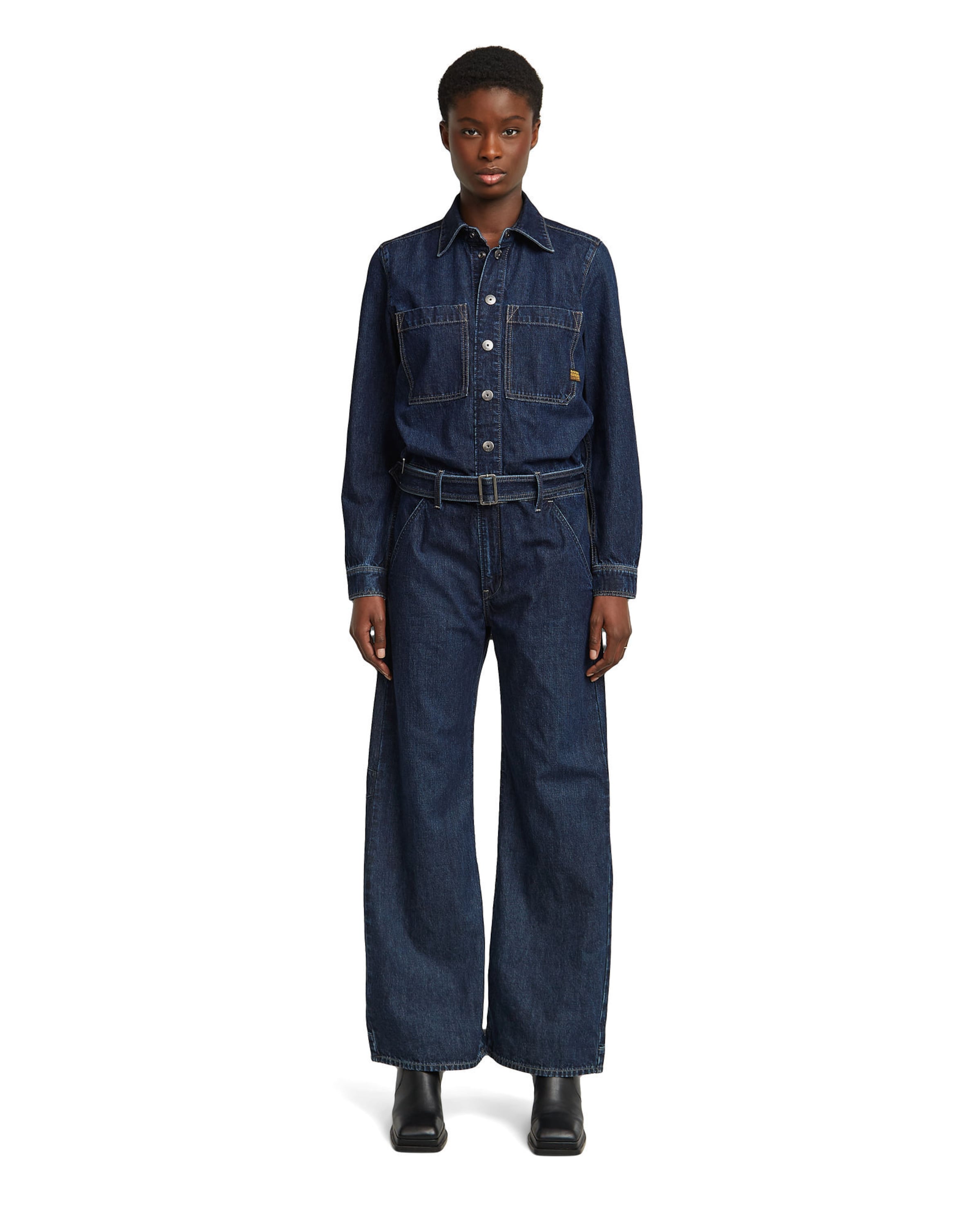 G-STAR Jumpsuit in Blau: Vorderseite