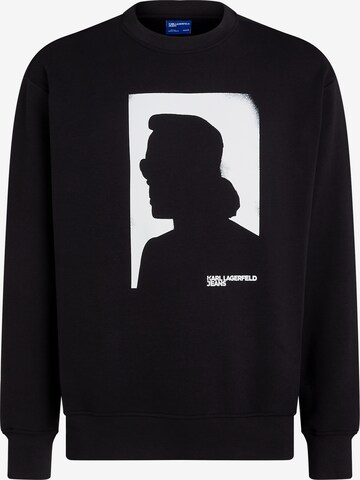KARL LAGERFELD JEANS Sweatshirt i svart: framsida