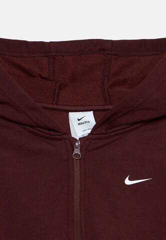 NIKE Sportovní mikina 'Pro' – červená