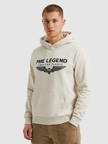 Sweat-shirt 'PME LEGEND - Hoodie with logo' PME Legend en blanc