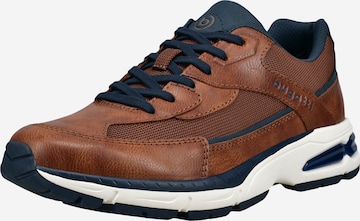 bugatti Matalavartiset tennarit värissä ruskea: etupuoli