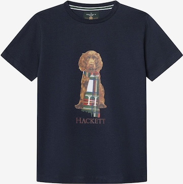 Hackett London T-Shirt 'Heritage Harry' in Blau: Vorderseite