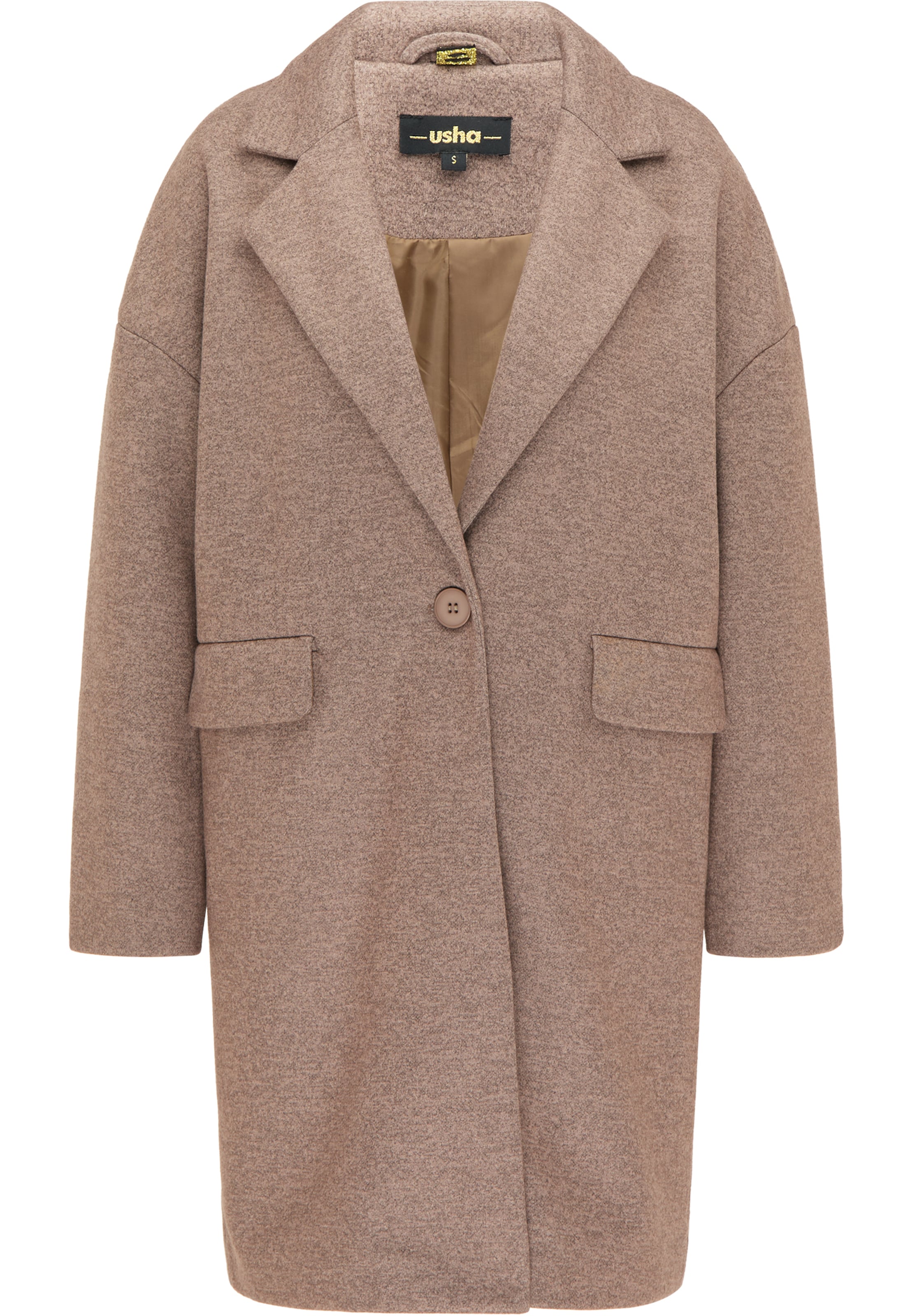 usha BLACK LABEL Prechodný kabát - Hnedá: predná strana