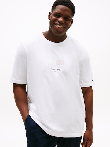 Tommy Hilfiger Big & Tall T-Shirt 'ITHACA' in Weiß: Vorderseite