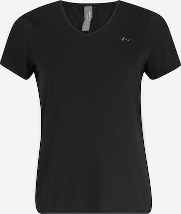 Only Play Curvy Performance Shirt 'NASHA' in Black: front
