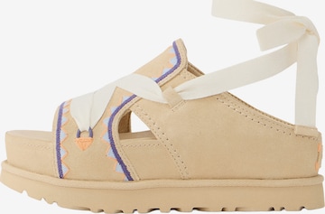 UGGSandale 'Goldenstar Artistitch' - bež boja: prednji dio