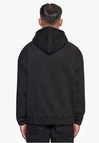 Dropsize Zip-Up Hoodie in Black