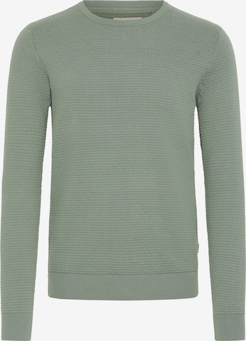 BLEND Sweater ' BHREDHILL CREW NECK KNIT NOOS ' in Green: front