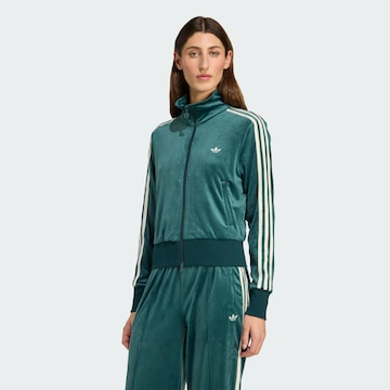 Veste de survêtement 'Adidas Originals x Liberty London Firebird' ADIDAS ORIGINALS en vert : devant