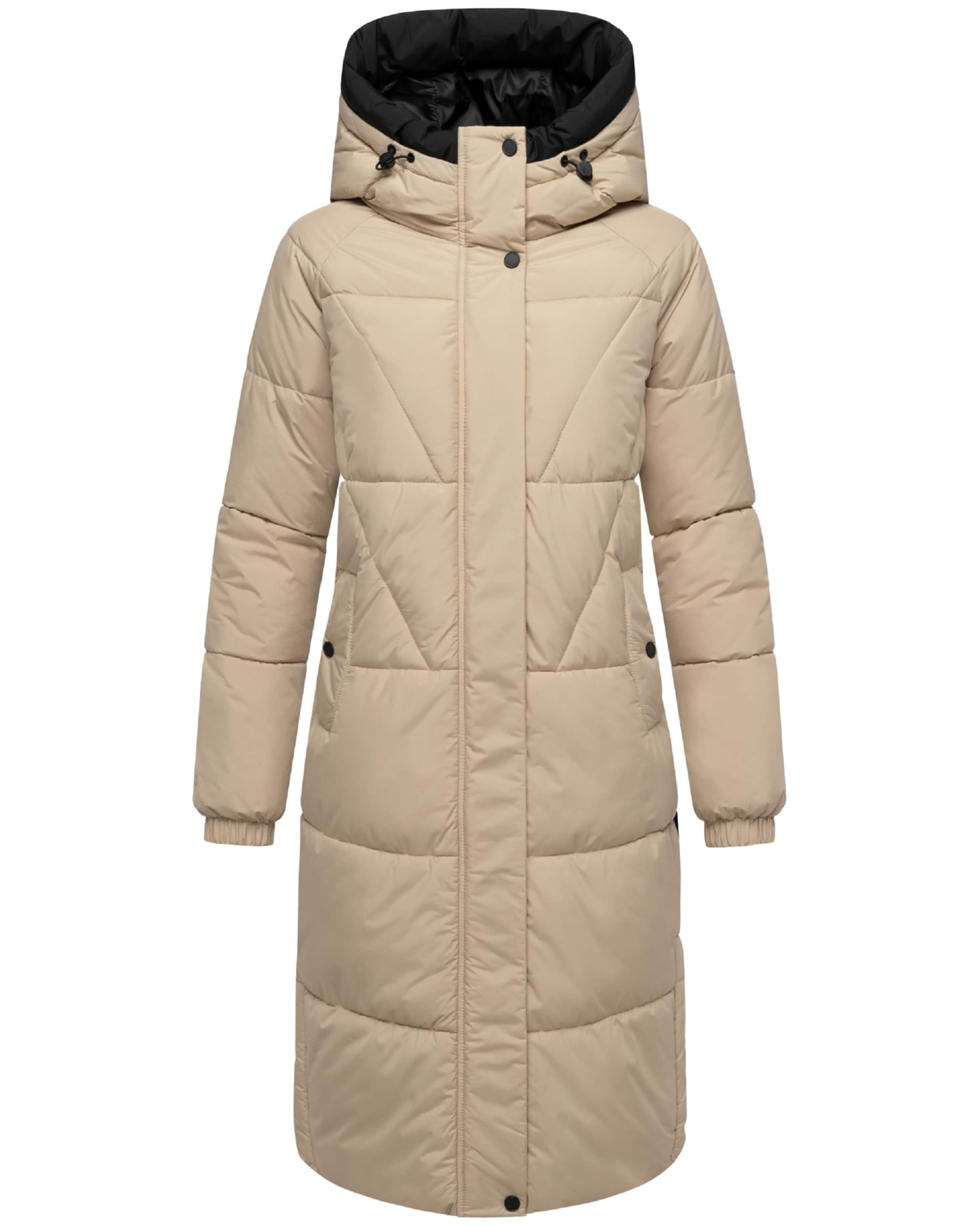 MARIKOO Зимнее пальто 'Yaskaa 16' в Бежевый: спереди