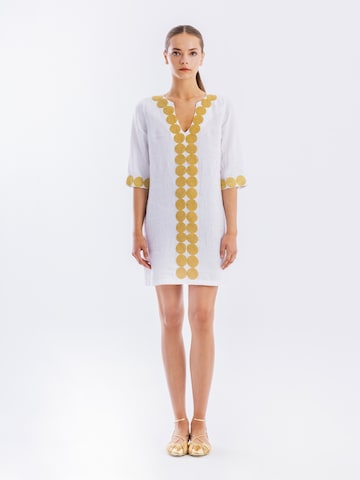 Haris Cotton - Vestido 'Haris Cotton' en blanco