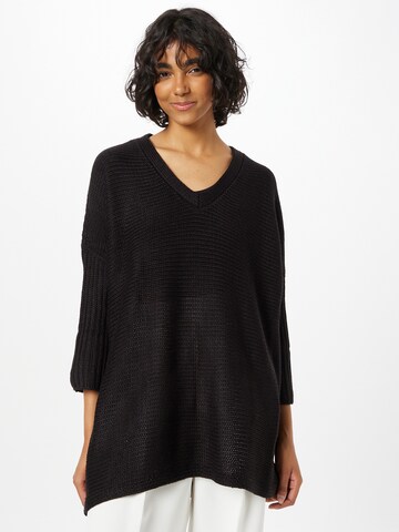 Noisy may - Pullover oversized 'VERA' em preto: frente