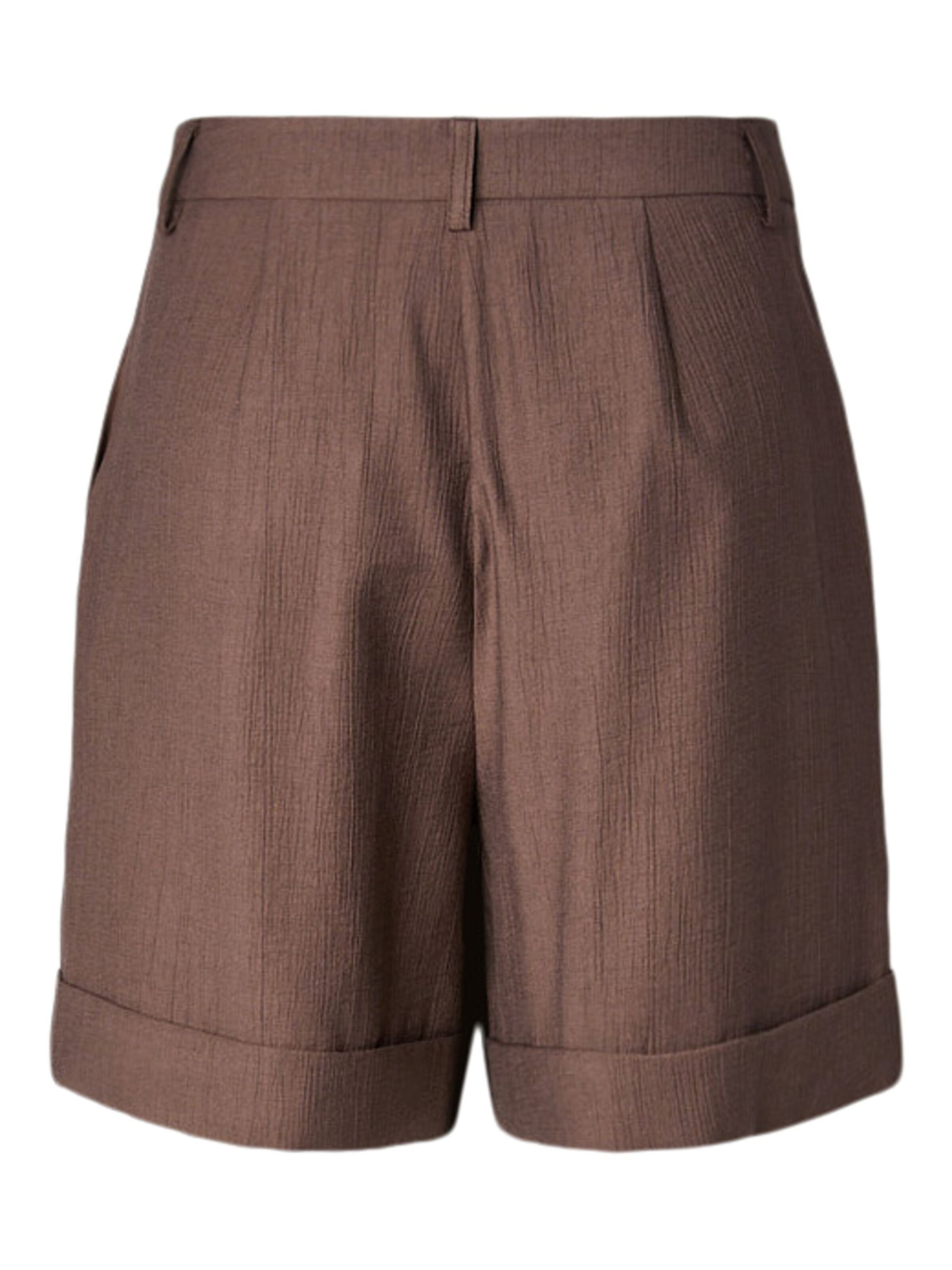 PIECES Regular Broek 'PCGerry' in Bruin