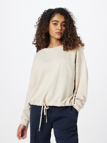 MSCH COPENHAGEN - Camiseta 'Bianna' en beige: frente