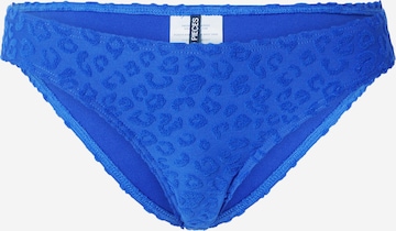 PIECES Bikini Bottoms 'ANYA' in Blue: front