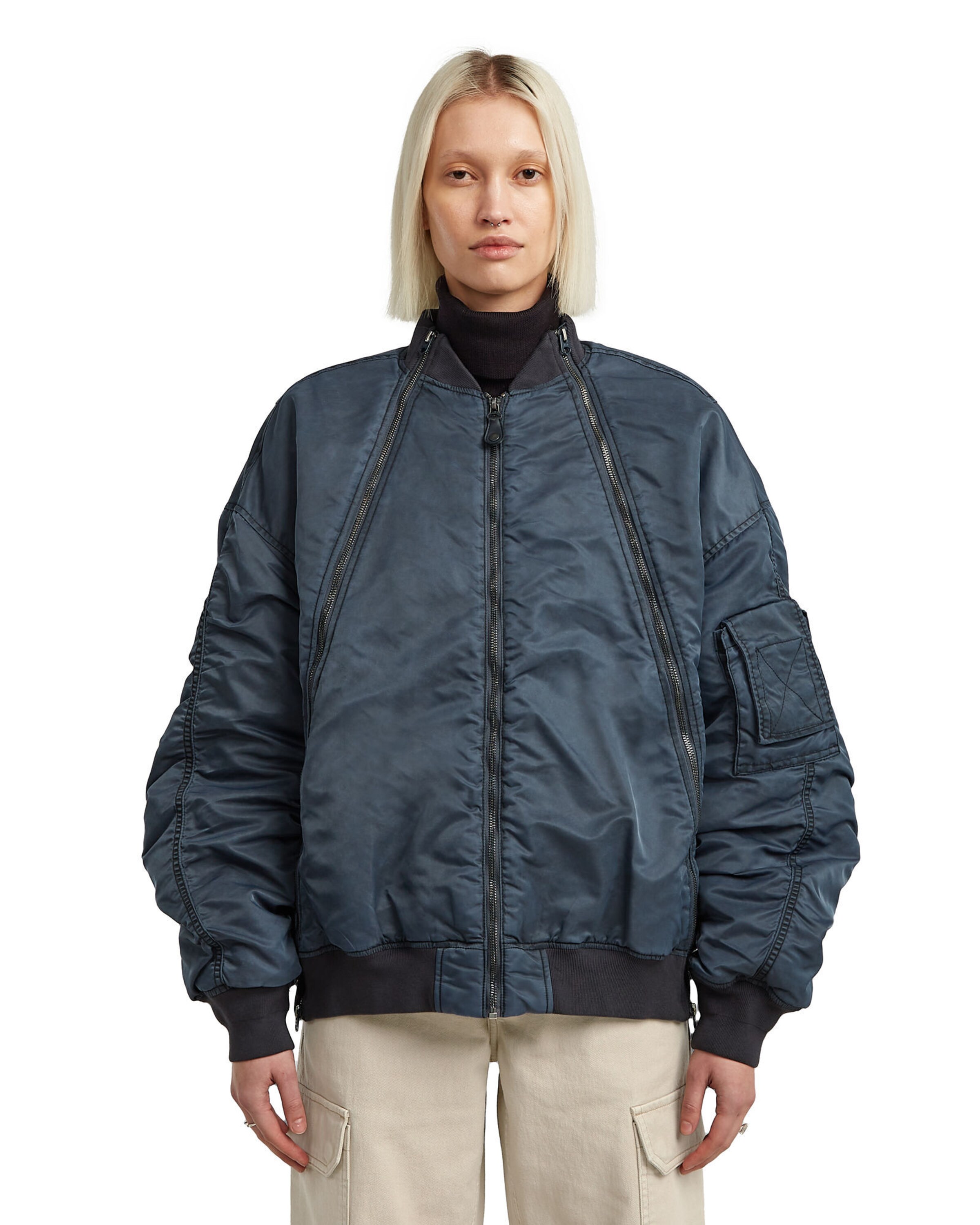 G-STAR Übergangsjacke in Blau: Vorderseite