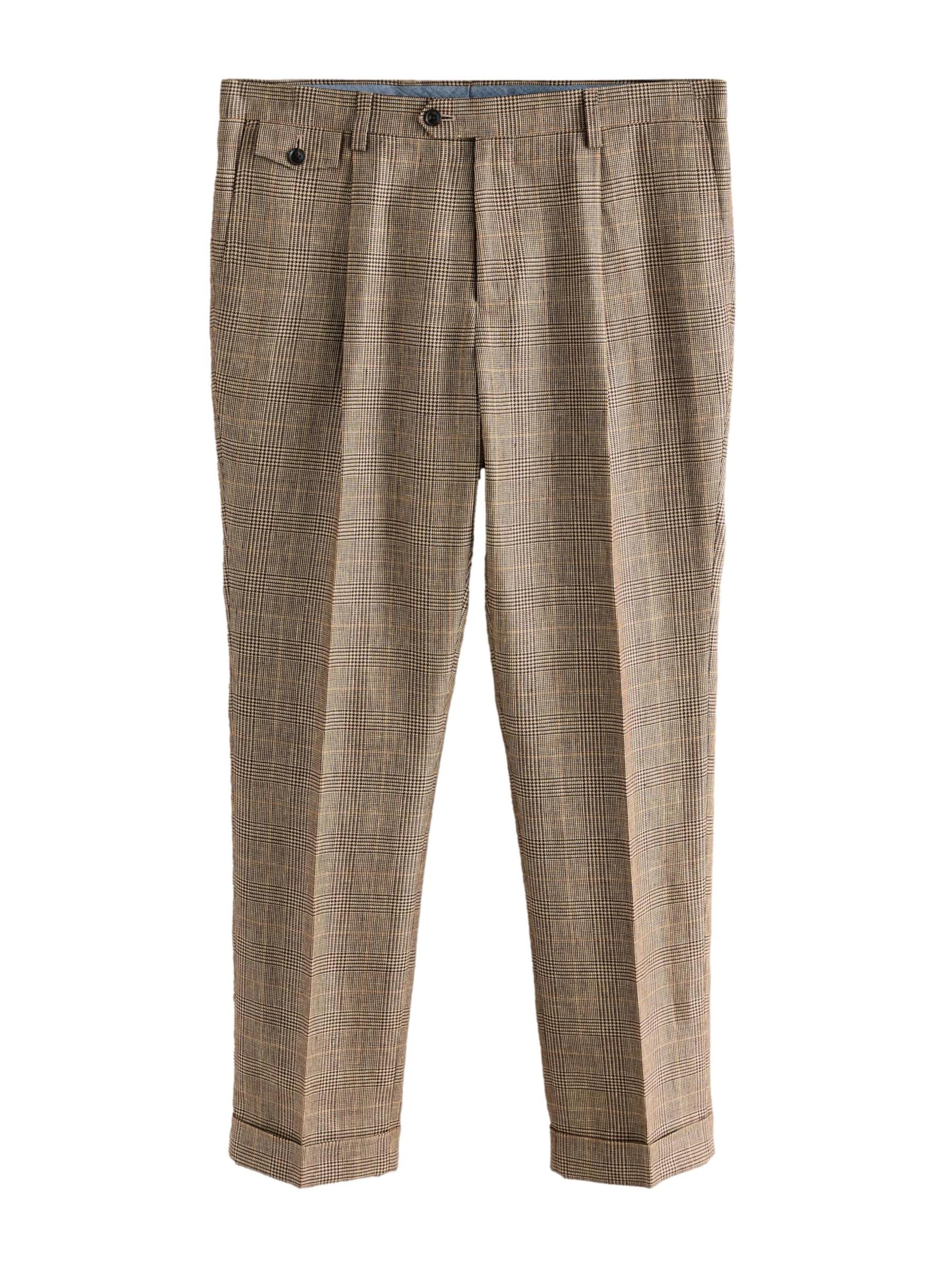 Next Hose in 40-42/Regular in cappuccino / schwarz, Produktansicht