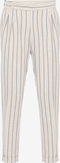 Klostuotos kelnės iš Antioch, spalva – melsvai pilka / balta, Prekių apžvalga