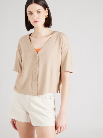 Chemisier 'JESMILO' VERO MODA en beige