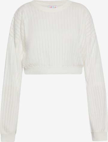 IZIA Sweater in White: front