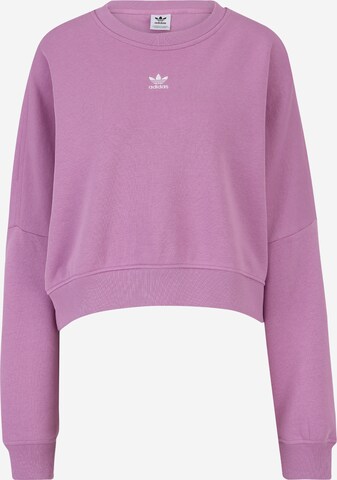 ADIDAS ORIGINALS Sweatshirt 'Essentials' in Purple: front