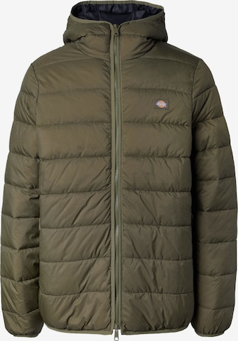 DICKIES Winter Jacket 'Waldenburg' in Green: front