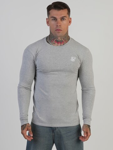 SikSilk Shirt in Grau: Vorderseite
