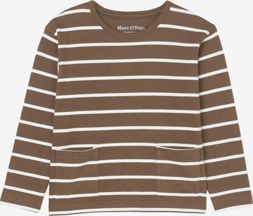 T-Shirt Marc O'Polo en marron : devant