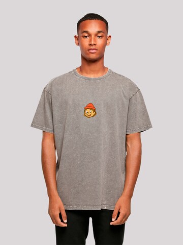 T-Shirt 'Heroes of Childhood Pinocchio' F4NT4STIC en gris : devant