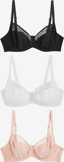 Next Rintaliivi värissä beige / musta / valkoinen, Tuotenäkymä