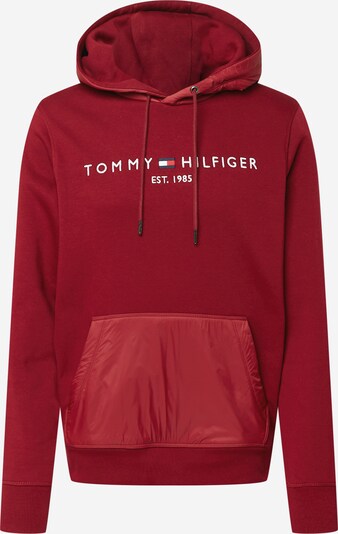 TOMMY HILFIGER Sweatshirt in de kleur Marine / Donkerrood / Wit, Productweergave
