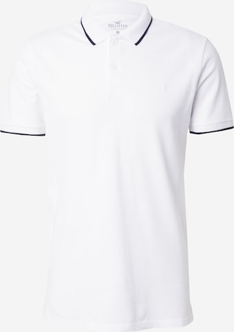 HOLLISTER Poloshirt in Weiß: predná strana