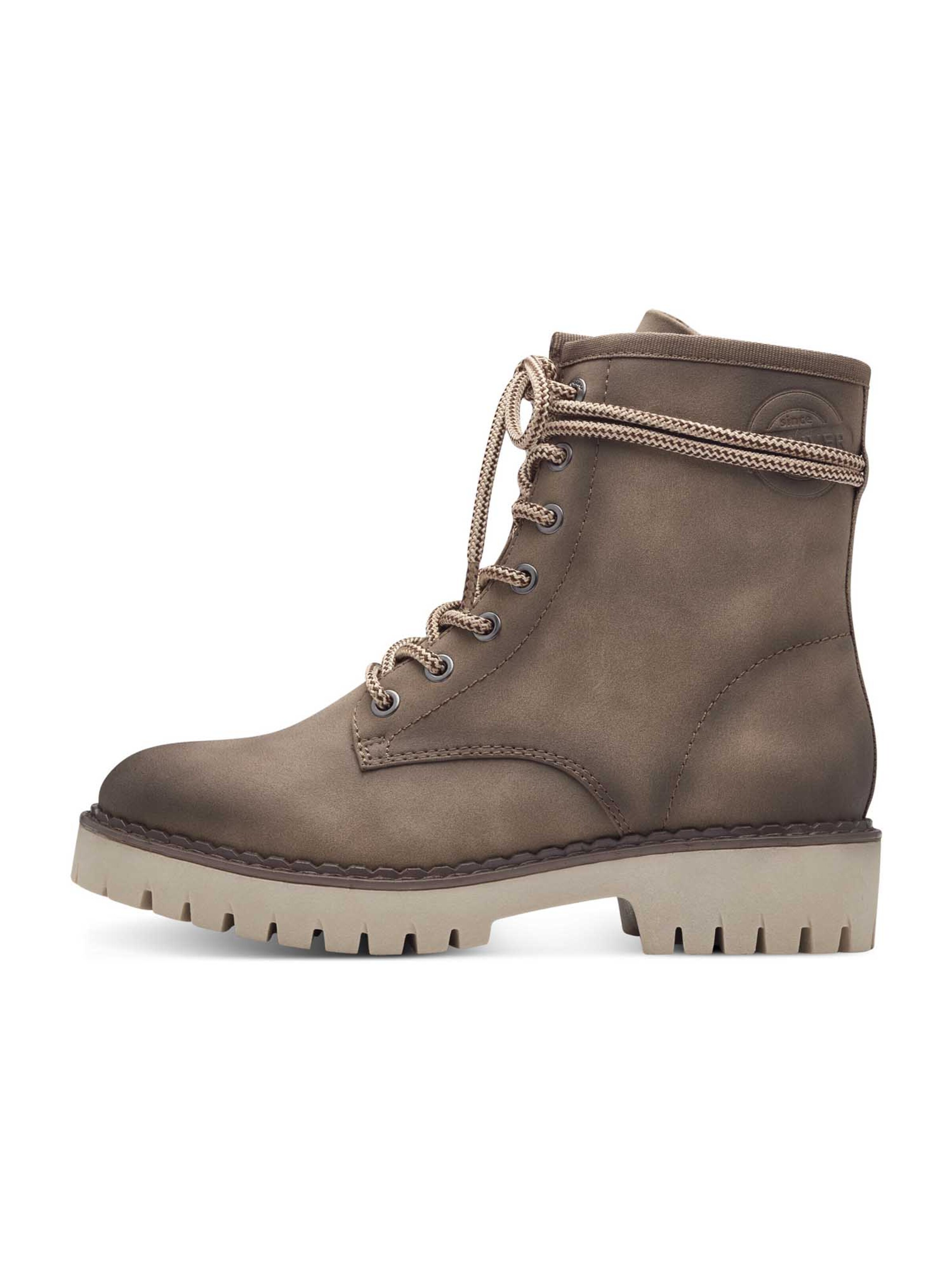 s.Oliver Lace-up bootie in Brown