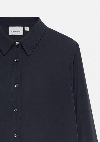 COMMA Blouse in Blauw
