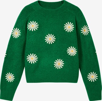 Desigual Sweter w kolorze zielony: przód