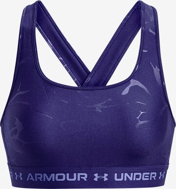 Bustier Soutien-gorge de sport UNDER ARMOUR en bleu : devant