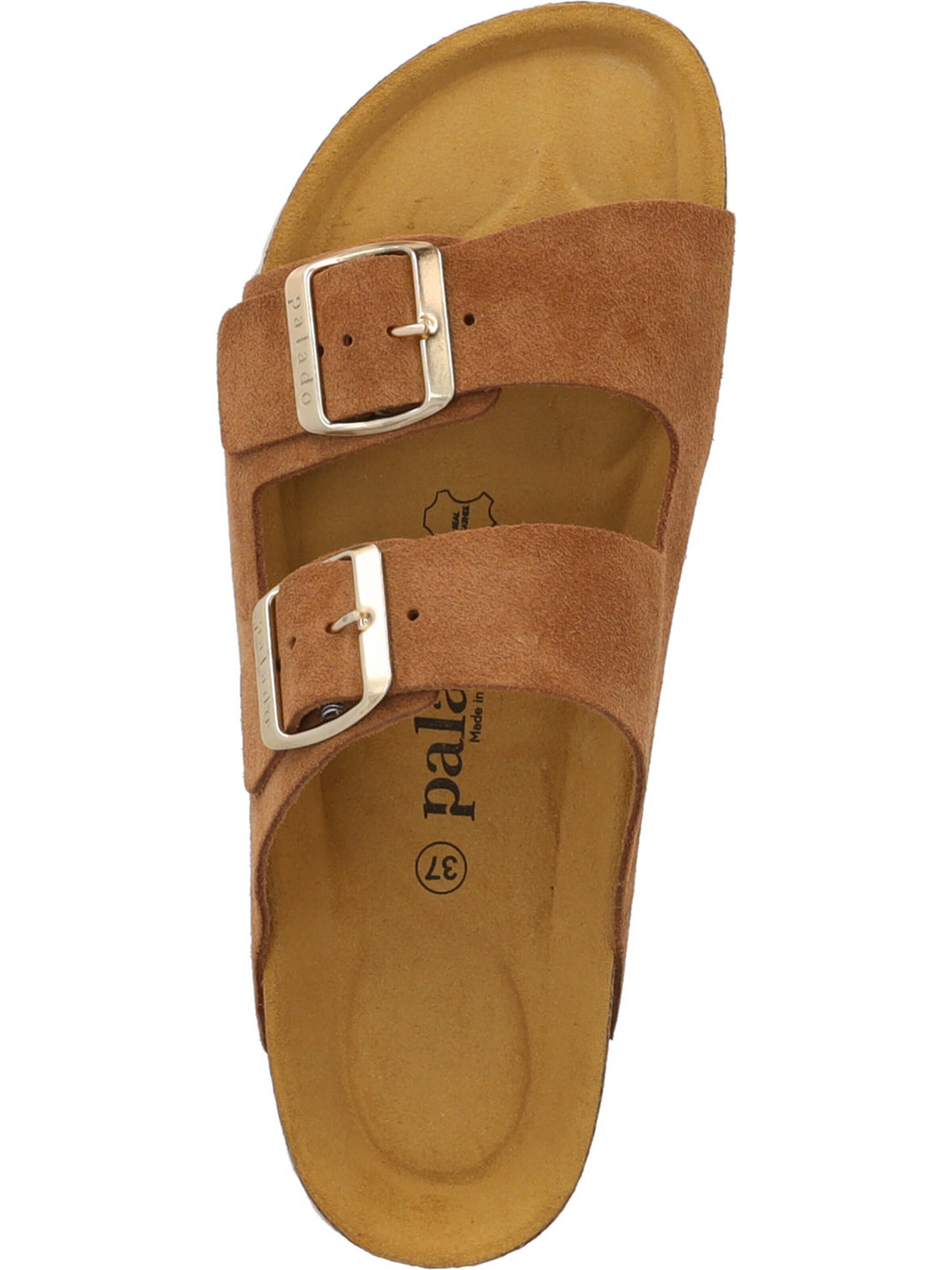 Palado Pantolette 'Palado Korfu Suede Premium Leather'‌‌‌‌‌‌‌‌‌ in Braun