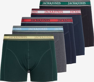 JACK & JONES Bokserishortsit 'JACFAZE' koossa L värissä laivastonsininen / meleerattu harmaa / kuusi / musta, Tuotenäkymä