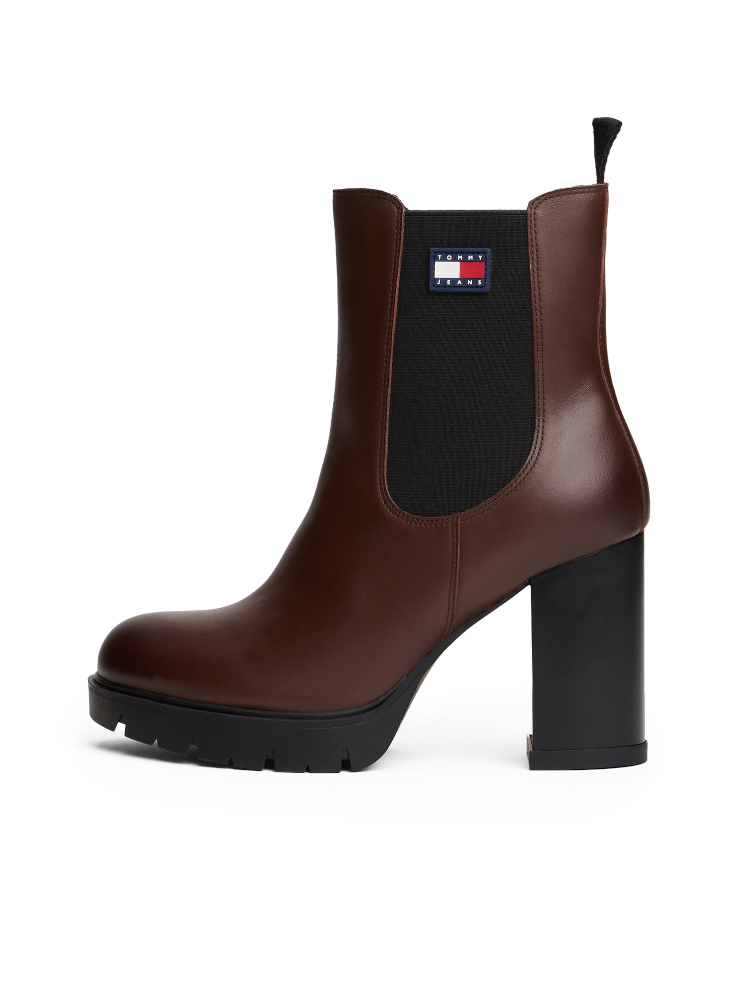 Tommy Jeans Chelsea boots i brun: framsida