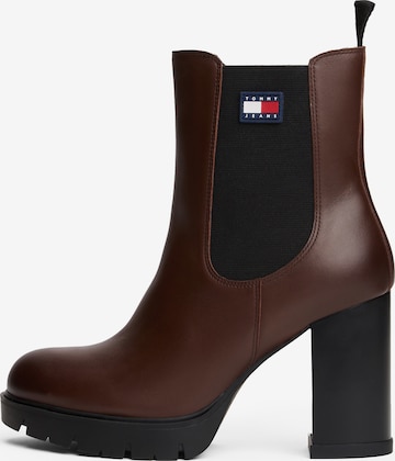Tommy JeansChelsea čizme - smeđa boja: prednji dio