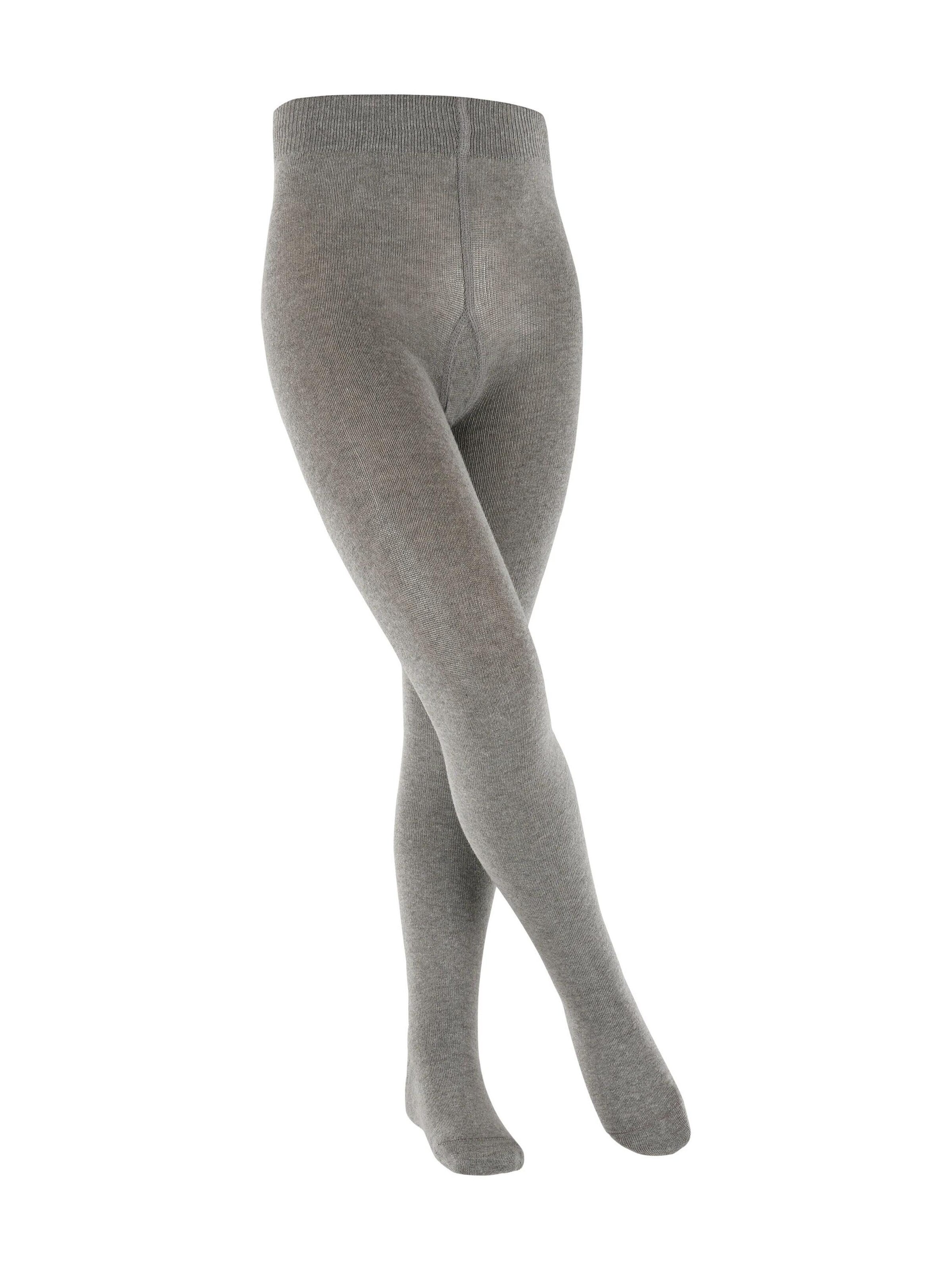 ESPRIT Regular Leggings 'Foot Logo'‌ in Grau: Vorderseite