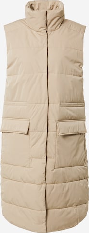 Gilet 'Kaysa Pavinaria' MSCH COPENHAGEN en beige : devant