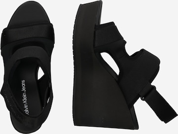 Sandales Calvin Klein Jeans en noir