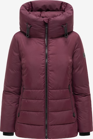 Giacca invernale 'Waldengel XIV' di NAVAHOO in rosso: frontale