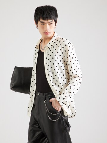 The Kooples Regular fit Button Up Shirt in White: front