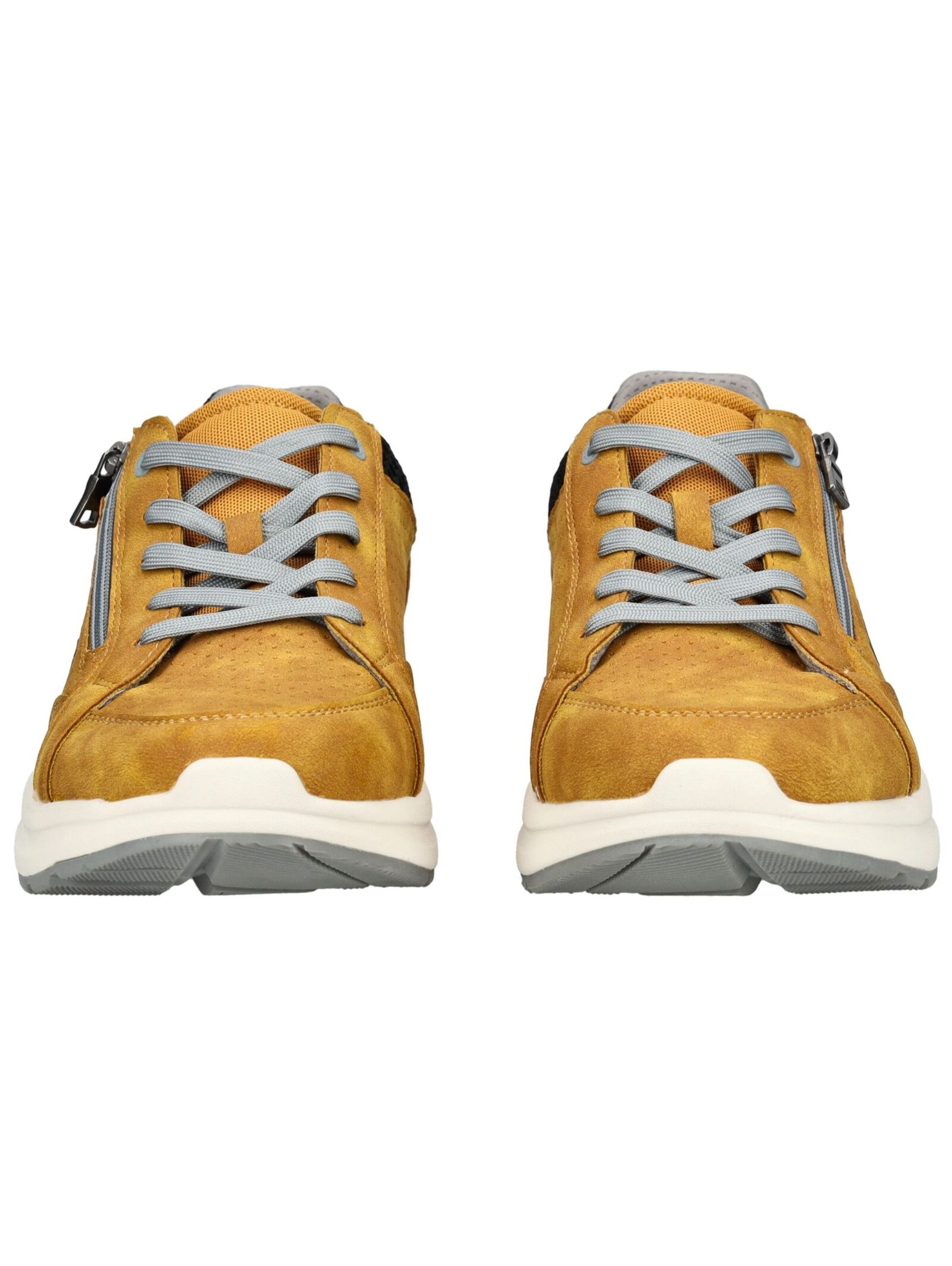 Sneaker bassa di bugatti in giallo