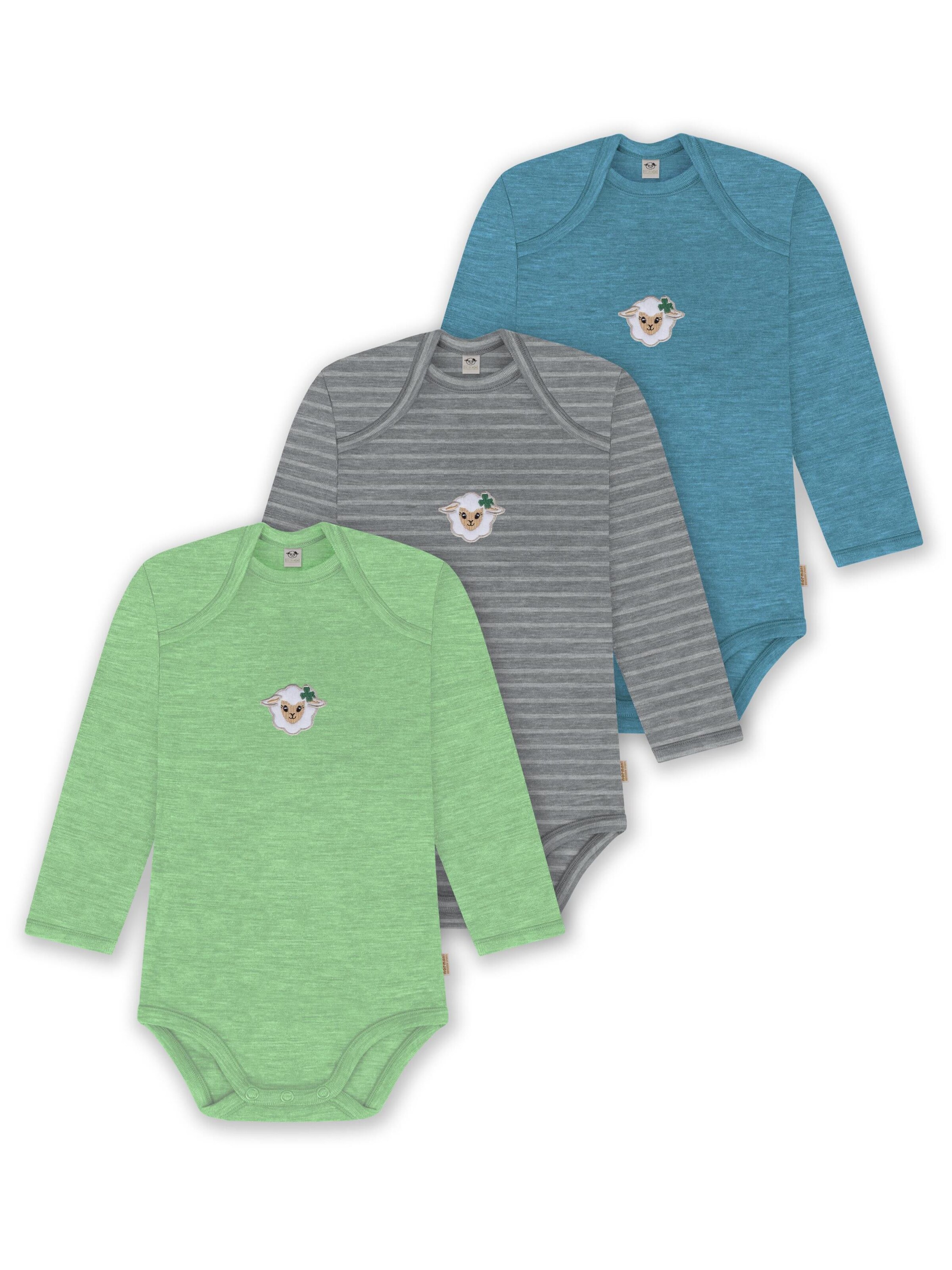 Barboteuse / body normani en bleu : devant