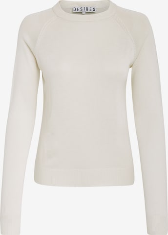 DESIRES Pullover 'Benelli' in Weiß: Vorderseite